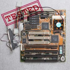 Socket 3 MoBo ABit AB-PB4 Rev 1.3 with CPU Am486DX4 100MHz, 16Mb EDO RAM (PISA) picture