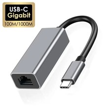 USB-C 3.1 Gigabit Ethernet LAN RJ45 1000Mbps Network Adapter for PC Mac Android picture