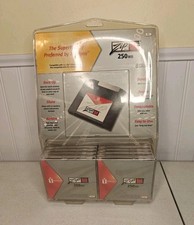 NEW LOT OF 8 Iomega Zip 250MB Disk PC Blank Writeable Storage Media Disks 8 Pack picture