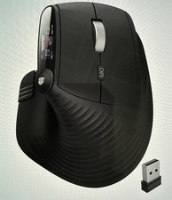 Transformers Vertical Ergonomic Mouse, LED Screen & Knob Control, Rechargeable picture