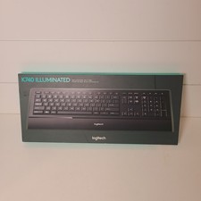 Logitech Illuminated K740 Wired USB Slim Keyboard Black in box picture