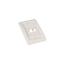 Panduit CFPE2IWY Executive Style Faceplate ABS 2 Port Single Gang Off White picture