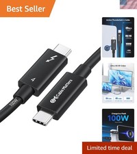 Intel Certified] 40Gbps Active Thunderbolt 4 Cable 6.6 ft with 100W Charging ... picture