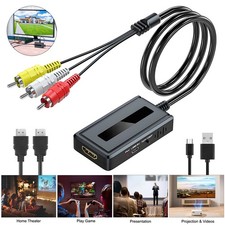 Converter Compatible VCR VHS DVD Analog Composite Adapter RCA to HDMI-Compatible picture