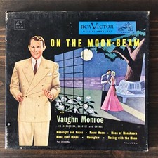 Vintage RCV Victor 45 RPM Musical Smart WP 142 - Vaughn Monroe: On The Moon-Beam picture