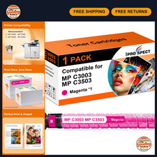 Magenta Toner Cartridge Replacement for Ricoh Aficio MP C3003 C3503 C3004 C3504 picture