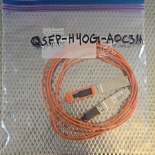 Cisco 40GbE QSFP+ to QSFP+ Active Optical Cable 3M 10-2927-01 QSFP-H40G-AOC3M picture