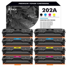 8PK CF500A-CF503A BCYM 202A Toner Set for HP LaserJet Pro M254dw M254nw M254dn picture