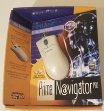 VINTAGE PRIMAX PRIMA NAVIGATOR PRO MOUSE BIG BOX WINDOWS NIB DEAD STOCK picture