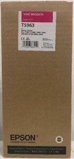 Factory Sealed Genuine Epson T5963 Vivid Magenta Inkjet Cartridge 7900 9900 2014 picture