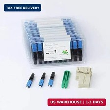 20pcs SC UPC Fiber Optic Quick Connectors with Matched Tools Fiber Reusable Conn picture