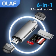 2-in-1 Multi Functional USB/tape c  3.0 Card Reader Min SD TF Memory Card Reader picture