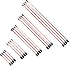 20 Pieces 3-Pin Servo Extension Cable Wire Cord Female to Male RC picture