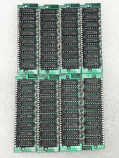VINTAGE APPLE LOT OF 8 256k RAM SIMM 30 PIN 820-0251-02 MT 1259-10 USA FLAG LOGO picture
