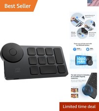 XPPen Mini Keydial Wireless Shortcut Keyboard Bluetooth Programmable Express ... picture