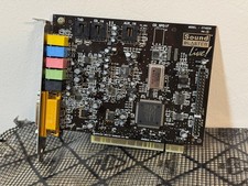 Creative Labs Sound Card CT4830 Sound Blaster Live PCI Vintage Retro Audio picture
