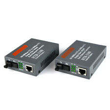Premium 100Mbps Gigabit Ethernet to SC Fiber Optic Media Converters -1 Pair picture