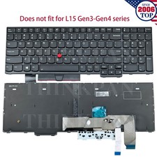 New US Laptop Keyboard Backlit With Pointer for Lenovo Thinkpad L15 Gen 1 Gen 2 picture