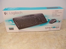 Logitech MK330 Wireless Keyboard and Mouse Combo for Windows, 2.4 GHz Black  picture