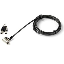 StarTech LTULOCKKEY 6.5ft 3-in-1 Laptop Cable Lock Keyed Security picture
