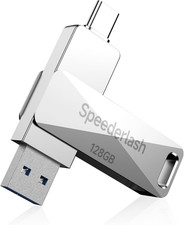 Usb 3.0 Flash Drive Dual Usb A Type C Thumb Drive Read Speed Metal 128gb 200mbs picture