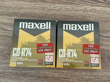Maxell - CD-R74 - Recordable Compact Disc - CD-R - Pack of Three (3) - 2x picture