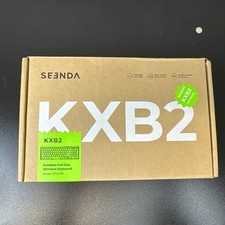 SEENDA KXB2 Wireless Foldable Keyboard, KTU-401, Black, Open Box picture