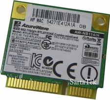 Realtek RTL8723AE 802.11n Wireless bluetooth PCIe Half OEM AzureWave AW-NB114H picture