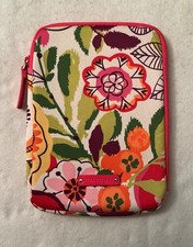 Vera Bradley Clementine Tablet Reader Sleeve Neoprene Padded Pouch Case Zipper picture