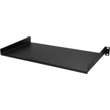 StarTech CABSHELF1U10 1U Rack Shelf 10in Deep Black Steel picture