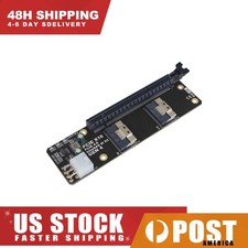 For Network SlimSAS 8i x2 to PCIe4.0 x16 Slot Adapter SFF8654 Riser Card GEN4 picture