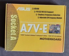 ASUS A7V-E Socket A AGP Motherboard (Retro, Original Box) picture