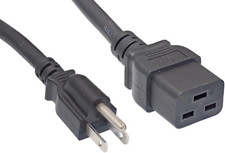 Cablelera North American Power Cord Extension, Nema 5-15P To C19, 6', picture