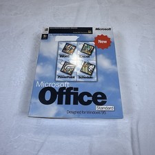 Microsoft Office Standard Windows 95 CD-ROM Big Box Word Excel VTG 62146 picture