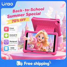 Urao 8 Inch Kids Tablet Android 12 Wi-Fi 2GB+32GB HD IPS Touchscreen For Study picture