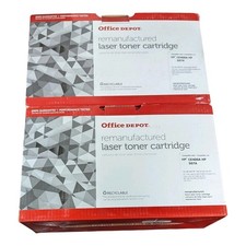 Office Depot 507A Black Toner CE400A Toner 2 Pack for Laser Printer picture