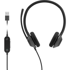 Cisco Headset 322 Wired Dual On-Ear Carbon Black USB-A picture