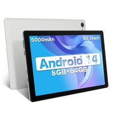 AEEZO Tablet, 10.1 Inch IPS LCD Display, Android 14, Octa-Core 2.4 GHz picture