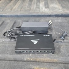 Luxul SW-100-08P  8 Port PoE+ Compact Switch with power adapter picture