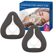 Full Face Mask Cushion Small for F20- 2-Pack 3D Memory Foam with Velvet Liner picture