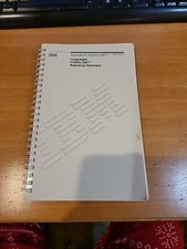 IBM Application Systems 400 Languages COBOL/400 Reference Summary picture