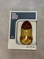 Pat Says Now Vintage Branded Floaty USB Mouse Red And Gold Koi.  Rare picture