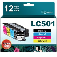 LC501XL Ink Cartridges for Brother MFC-J1360DW MFC-J1410DW MFC-J1260DW picture