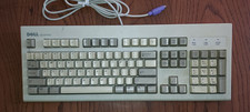 DELL QuietKey  Keyboard SK-8000 Off White PS/2 OC1A picture