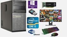 Dell i5 Gaming Desktop PC Computer SSD Nvidia K1200 Win 10 16GB Bundle picture