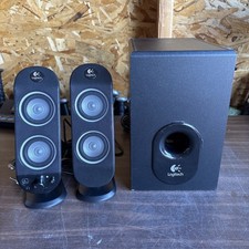 Logitech X-230 2.1 Computer Speaker System Subwoofer Satellite Speakers Black picture