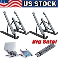 NEW Portable Laptop Stand Adjustable Foldable Notebook Tablet Holder Desk Lot picture
