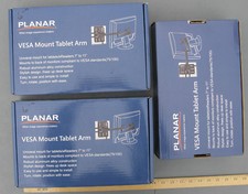 Lot 3 Tablet / E-reader Universal Mount Planar VESA Monitor Adjustable Arm picture