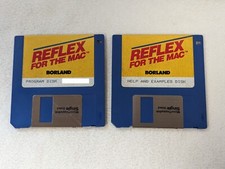 Borland Reflex For The Mac Program 3.5” Floppy Disks Vintage 1986 picture