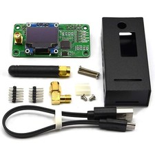 Mmdvm Hotspot Hat Boardv1.5.2 With Uhf 433mhz Antenna Oled Display Aluminium C picture